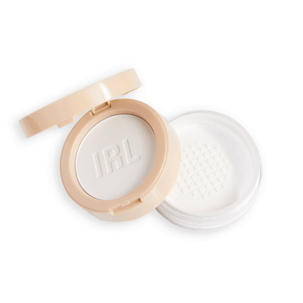 Makeup Revolution IRL Soft Focus 2 in 1 Powder Translucent 4pc Set + 1 Full Size Product Worth 25% Value Free