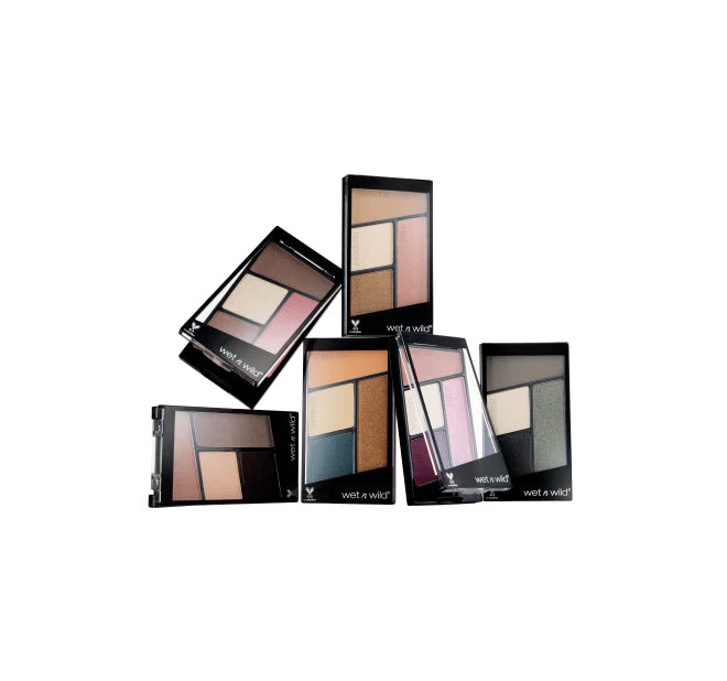 Wet N Wild Color Icon Eyeshadow Quad - Lights Out 4pc Set + 1 Full Size Product Worth 25% Value Free