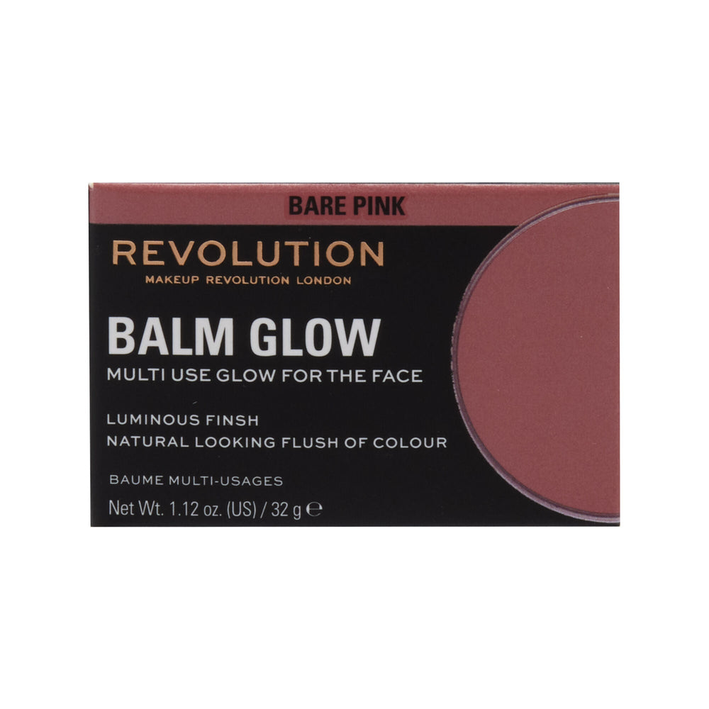 Makeup Revolution Balm Glow Bare Pink 4pc Set + 1 Full Size Product Worth 25% Value Free