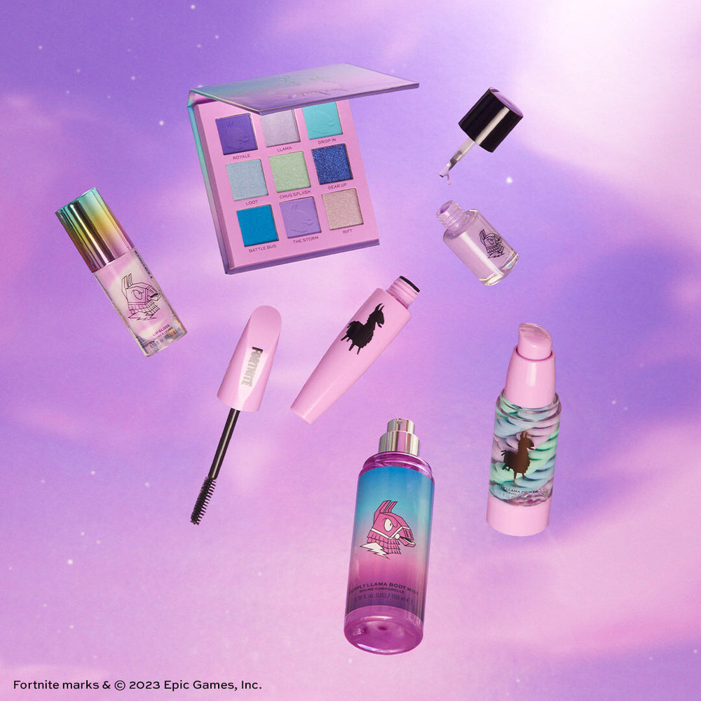 Makeup Revolution X Fortnite Supply LLama Nail Polish 4pc Set + 1 Full Size Product Worth 25% Value Free