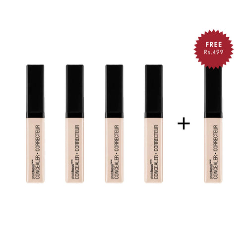 Wet N Wild Photo Focus Concealer - Fair Beige 4pc Set + 1 Full Size Product Worth 25% Value Free