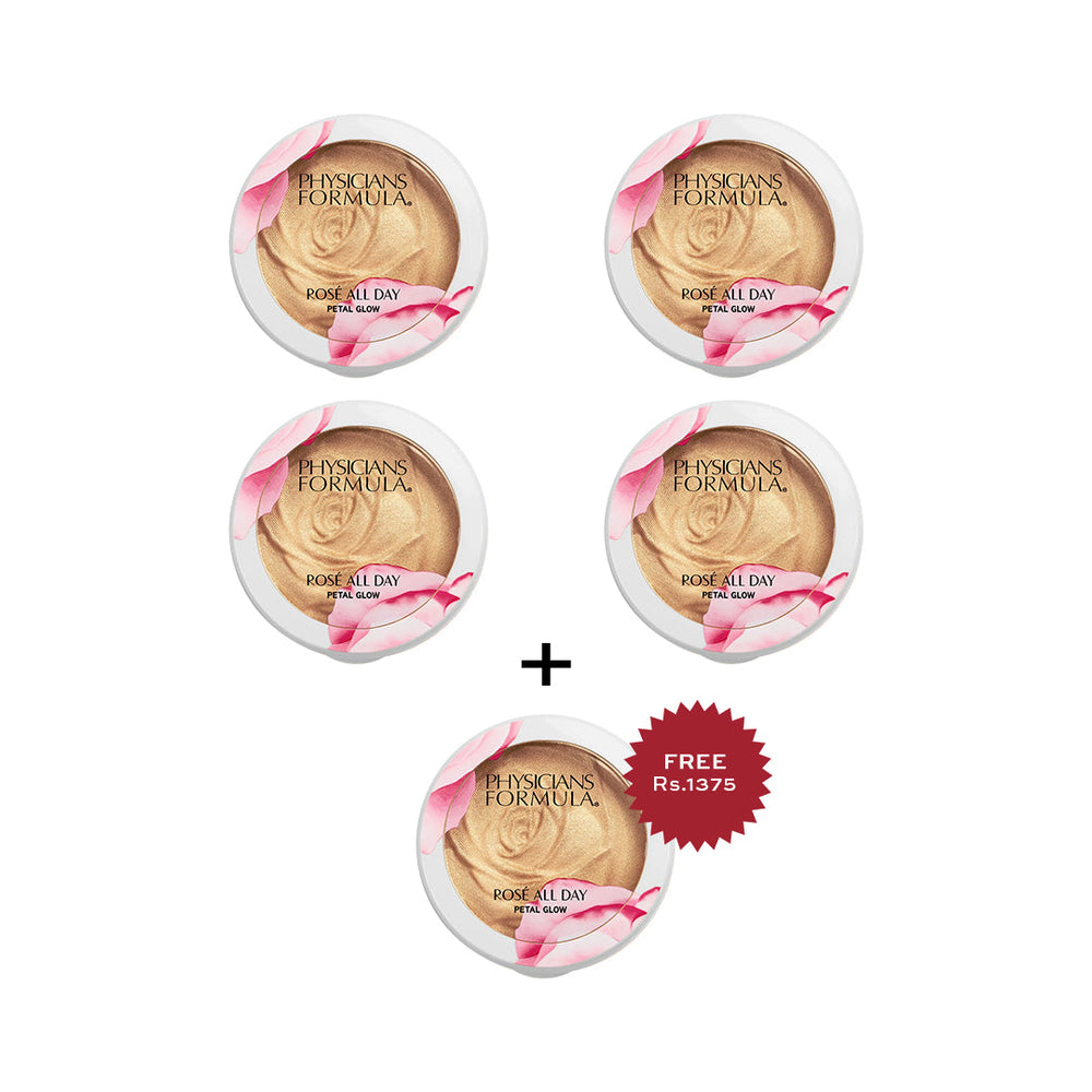 Physicians Formula Rosé All Day Petal Glow setting powder freshly picked 4pc Set + 1 Full Size Product Worth 25% Value Free