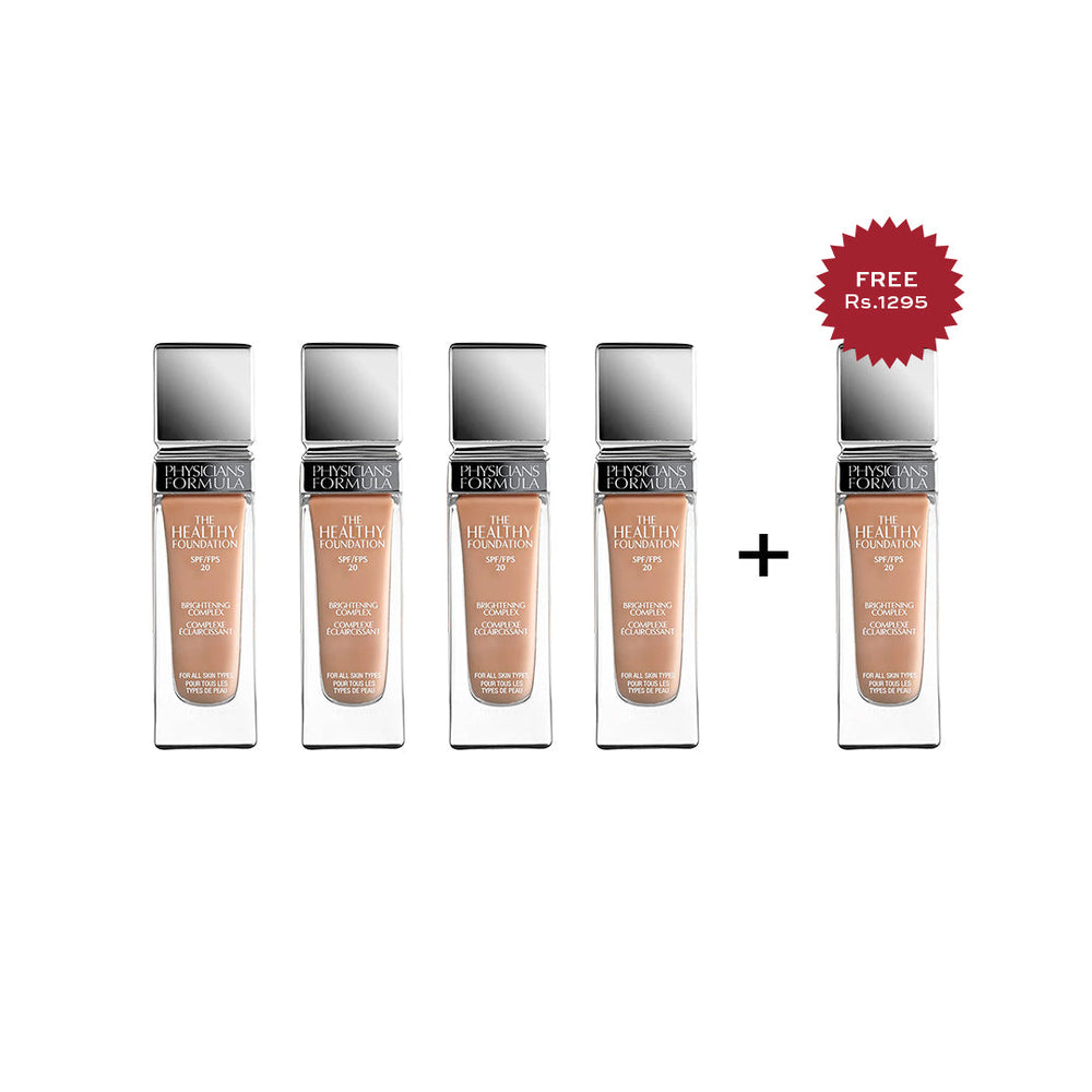 Physicians Formula The Healthy Foundation Spf 20 4pc Set + 1 Full Size Product Worth 25% Value Free