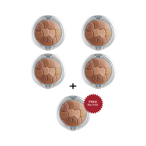 Physicians Formula Magic Mosaic Multi-Colored Custom Bronzer  4pc Set + 1 Full Size Product Worth 25% Value Free