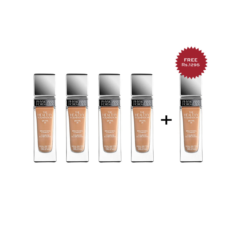 Physicians Formula The Healthy Foundation Spf 20 4pc Set + 1 Full Size Product Worth 25% Value Free