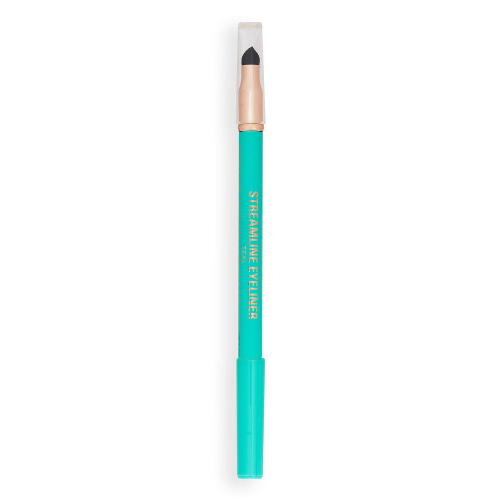 Makeup Revolution Streamline Waterline Eyeliner Pencil Teal 4pc Set + 1 Full Size Product Worth 25% Value Free