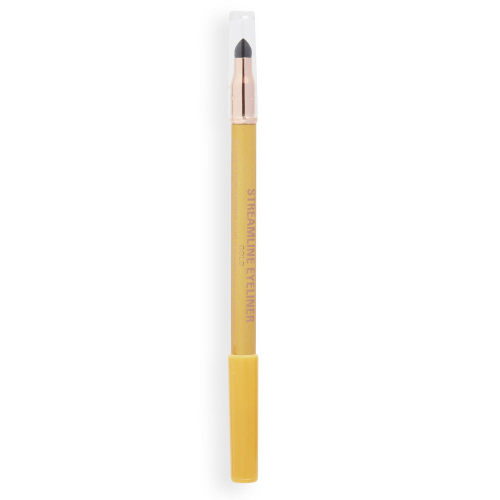 Makeup Revolution Streamline Waterline Eyeliner Pencil Gold 4pc Set + 1 Full Size Product Worth 25% Value Free