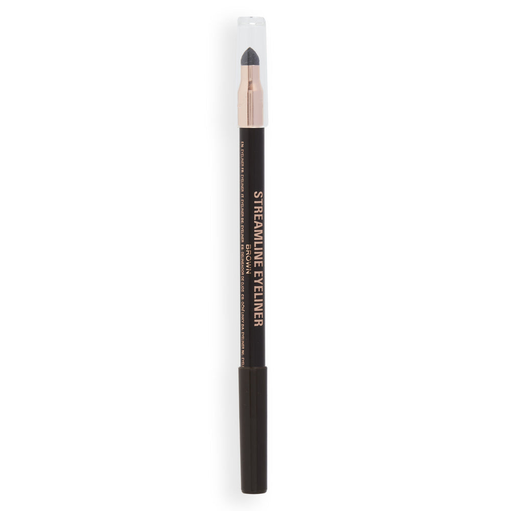 Makeup Revolution Streamline Waterline Eyeliner Pencil Brown 4pc Set + 1 Full Size Product Worth 25% Value Free