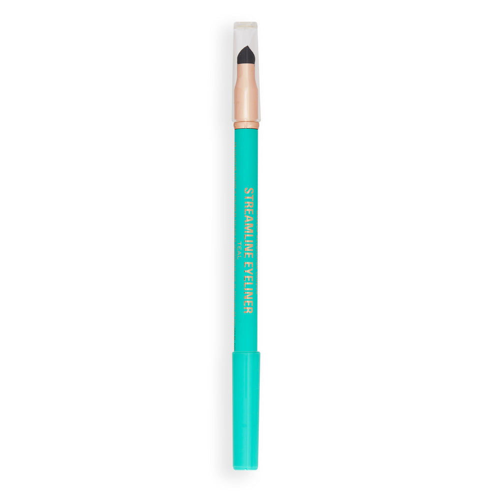 Makeup Revolution Streamline Waterline Eyeliner Pencil Teal 4pc Set + 1 Full Size Product Worth 25% Value Free