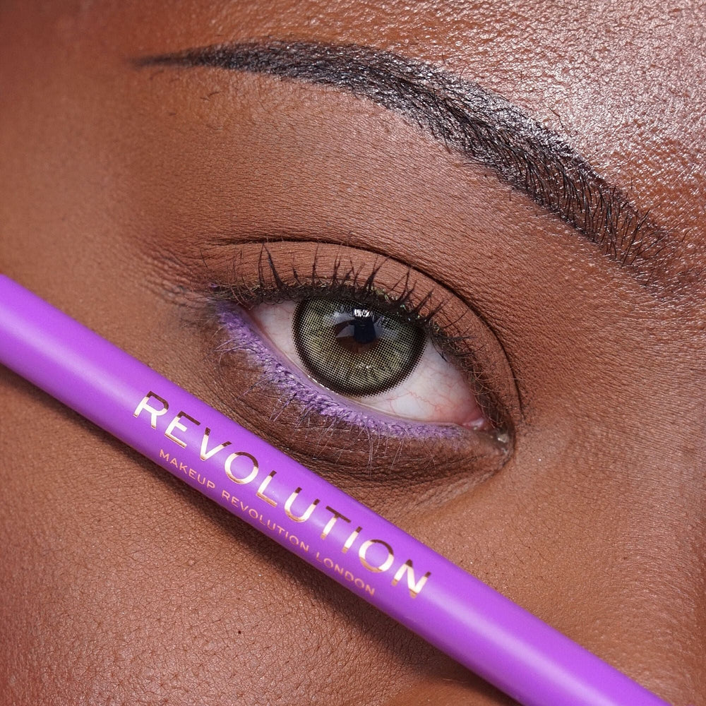 Makeup Revolution Streamline Waterline Eyeliner Pencil Purple 4pc Set + 1 Full Size Product Worth 25% Value Free