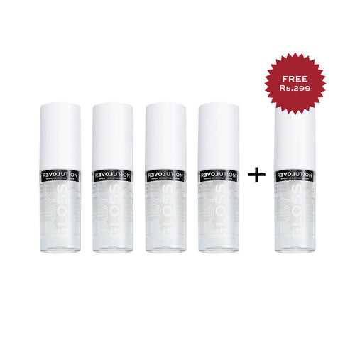 Revolution Relove Baby Gloss Dream 4pc Set + 1 Full Size Product Worth 25% Value Free