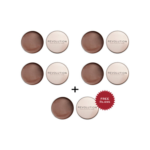 Makeup Revolution Balm Glow Natural Nude 4pc Set + 1 Full Size Product Worth 25% Value Free