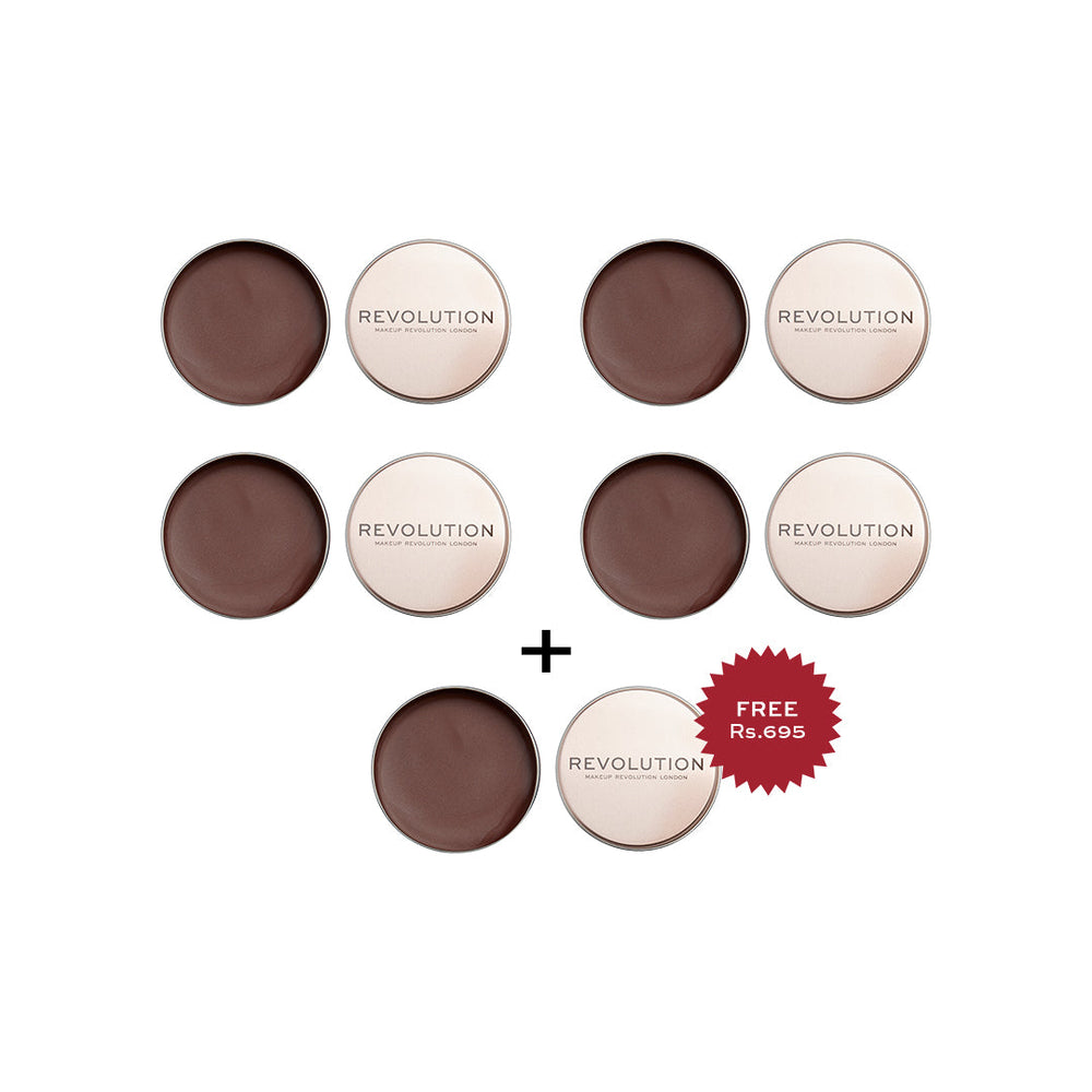 Makeup Revolution Balm Glow Sunkissed Nude 4pc Set + 1 Full Size Product Worth 25% Value Free