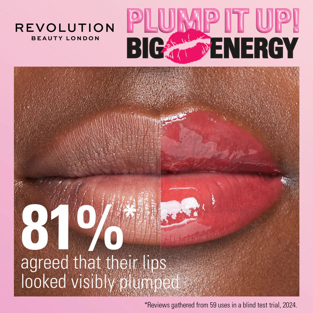 Revolution Pout Bomb Plumping Jelly Berry Mauve 4pc Set + 1 Full Size Product Worth 25% Value Free