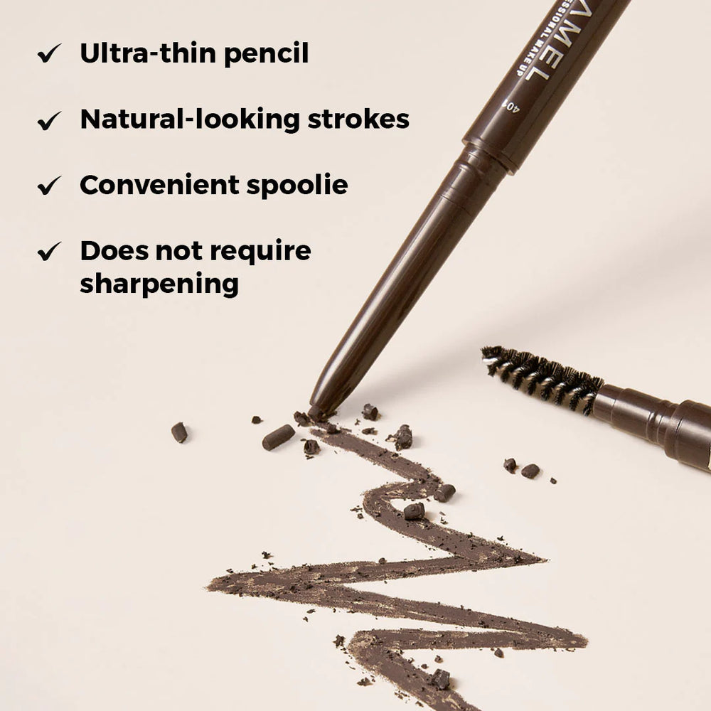 Lamel Insta Micro Brow Pencil №402-Chocolate 4pc Set + 1 Full Size Product Worth 25% Value Free