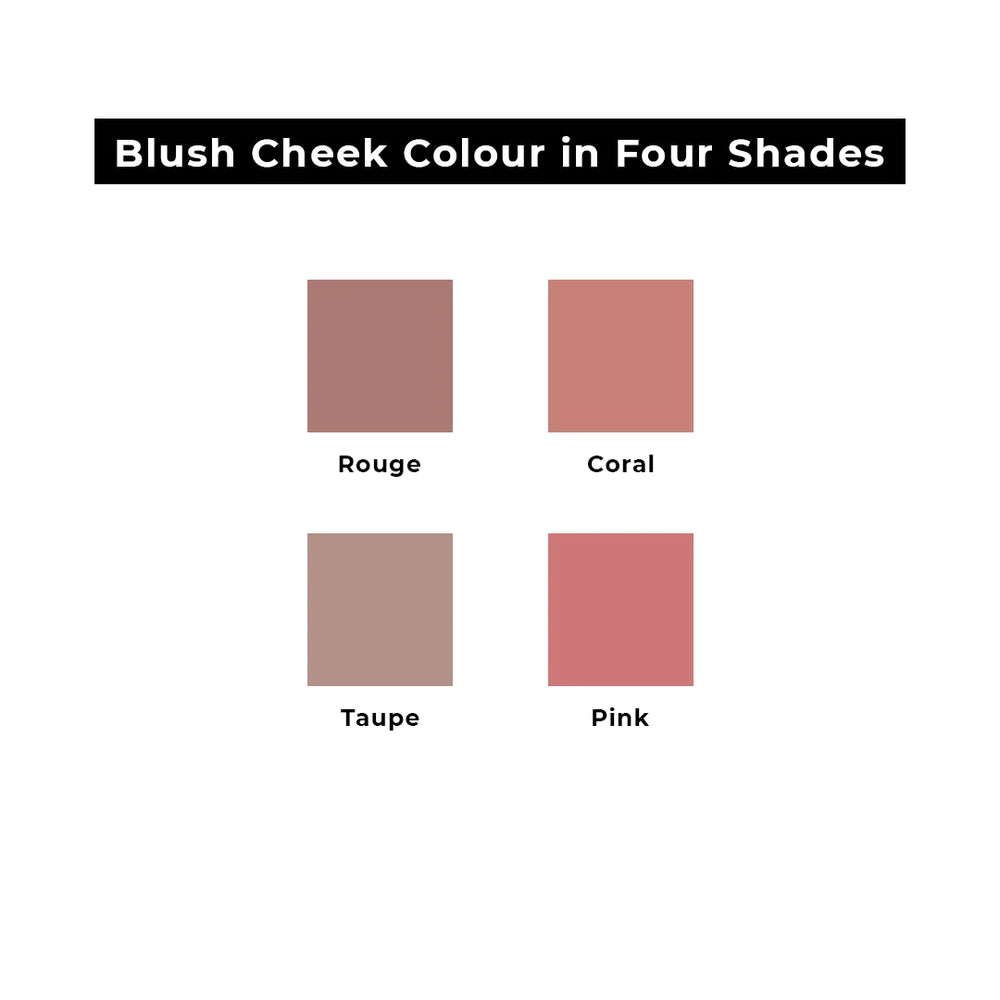 Lamel Blush Cheek Colour №404 -Taupe 4pc Set + 1 Full Size Product Worth 25% Value Free