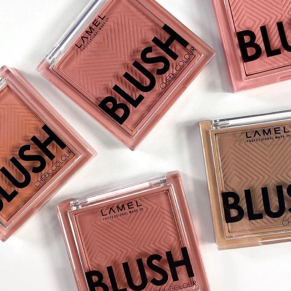 Lamel Blush Cheek Colour №404 -Taupe 4pc Set + 1 Full Size Product Worth 25% Value Free