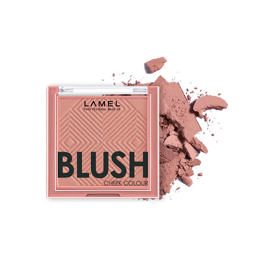 Lamel Blush Cheek Colour №403-Coral 4pc Set + 1 Full Size Product Worth 25% Value Free