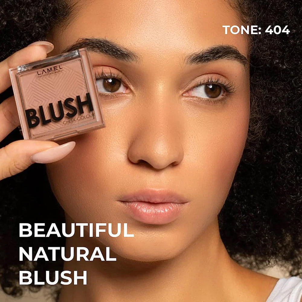 Lamel Blush Cheek Colour №404 -Taupe 4pc Set + 1 Full Size Product Worth 25% Value Free