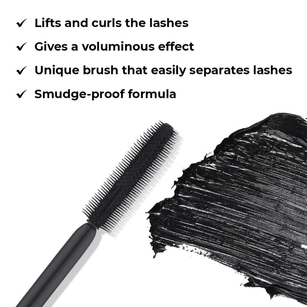 Lamel 3D Effect Mascara Black 4pc Set + 1 Full Size Product Worth 25% Value Free