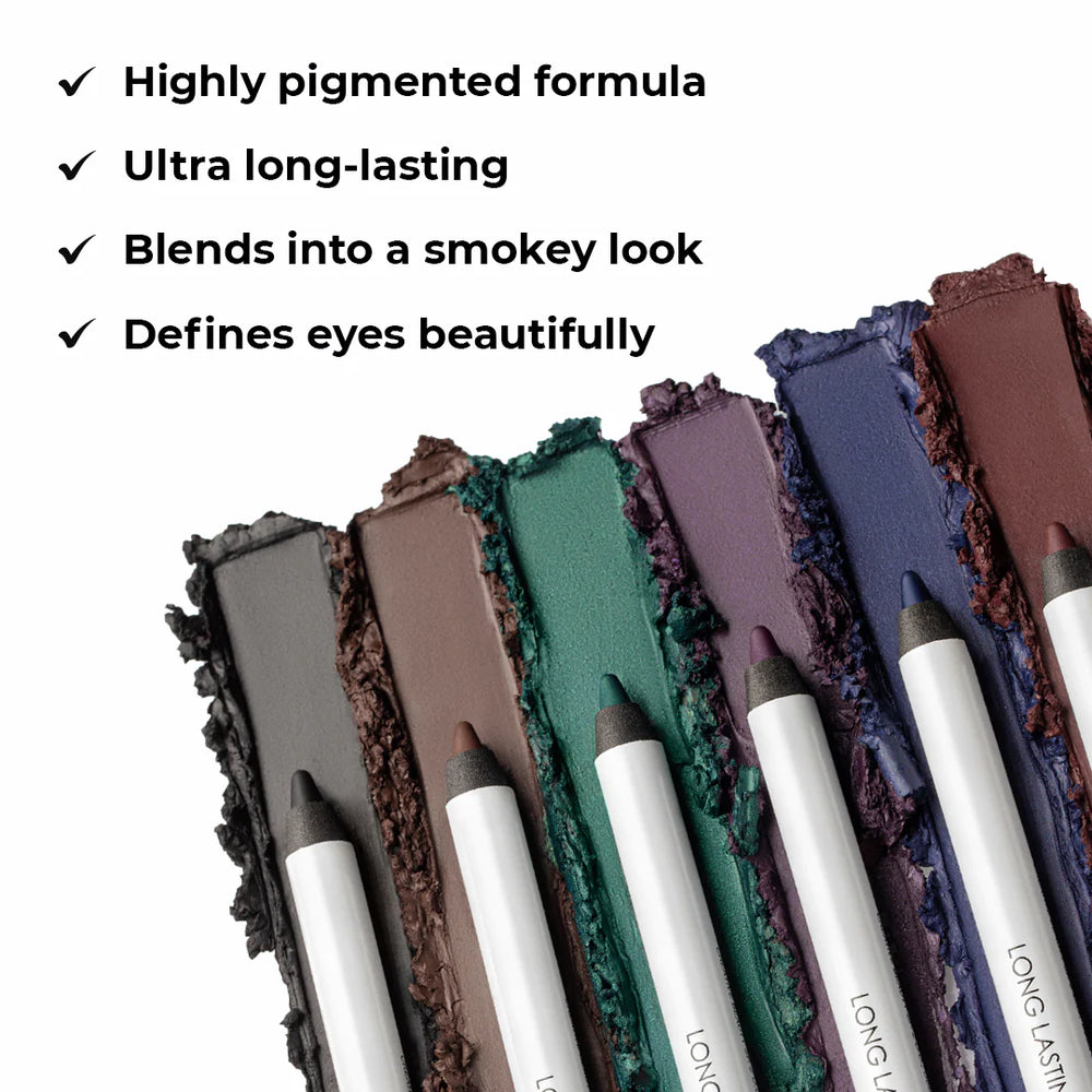 Lamel Long Lasting Kajal Eye Liner №405-Indigo 4pc Set + 1 Full Size Product Worth 25% Value Free