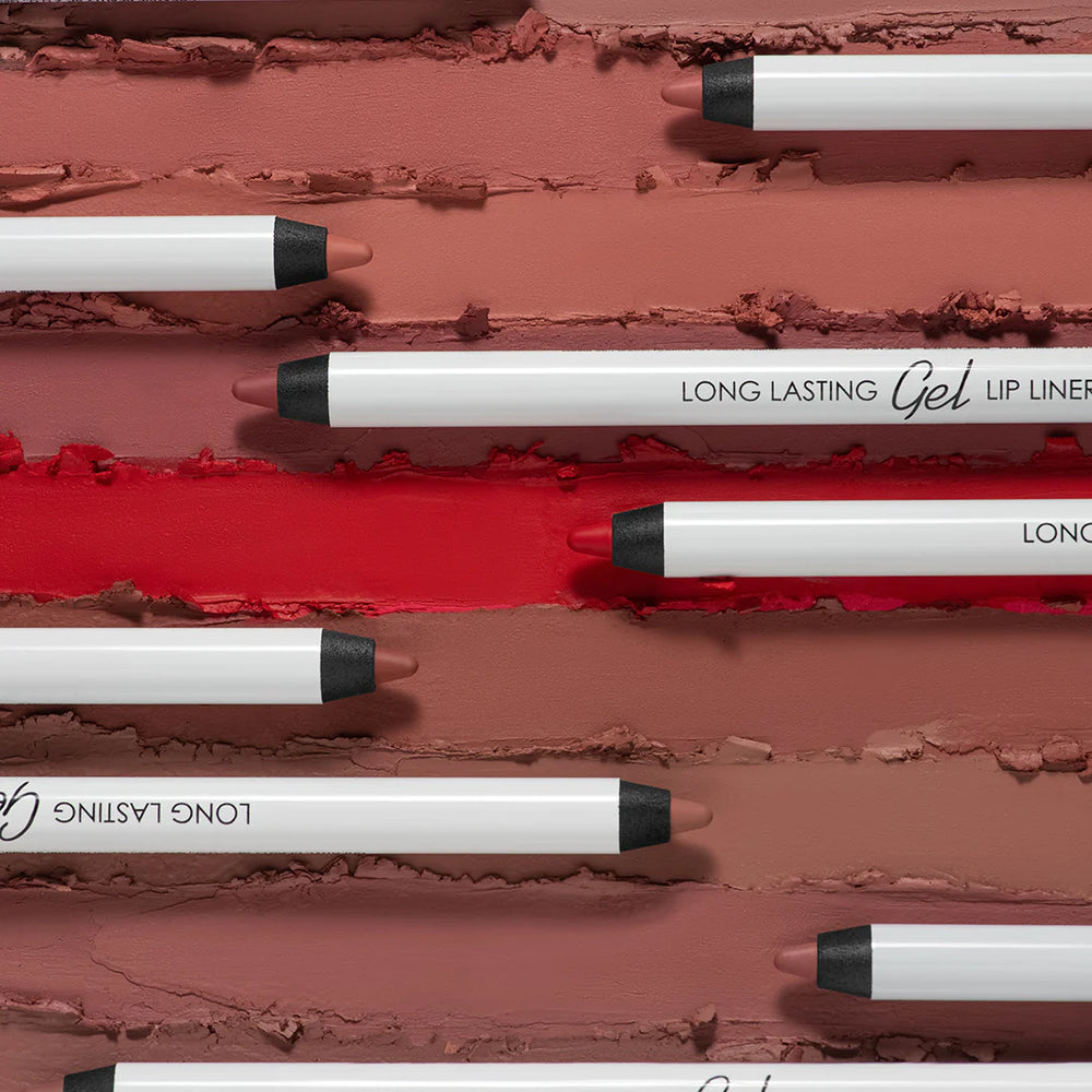 Lamel Long Lasting Gel Lip Liner №410-Pink Taupe 4pc Set + 1 Full Size Product Worth 25% Value Free
