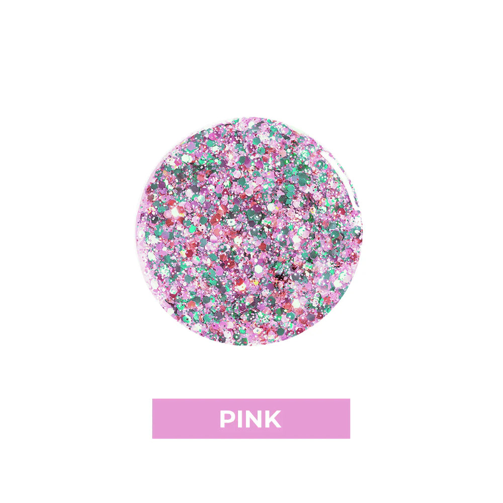 Lamel Insta Glitter Bomb №403-Pink 4pc Set + 1 Full Size Product Worth 25% Value Free