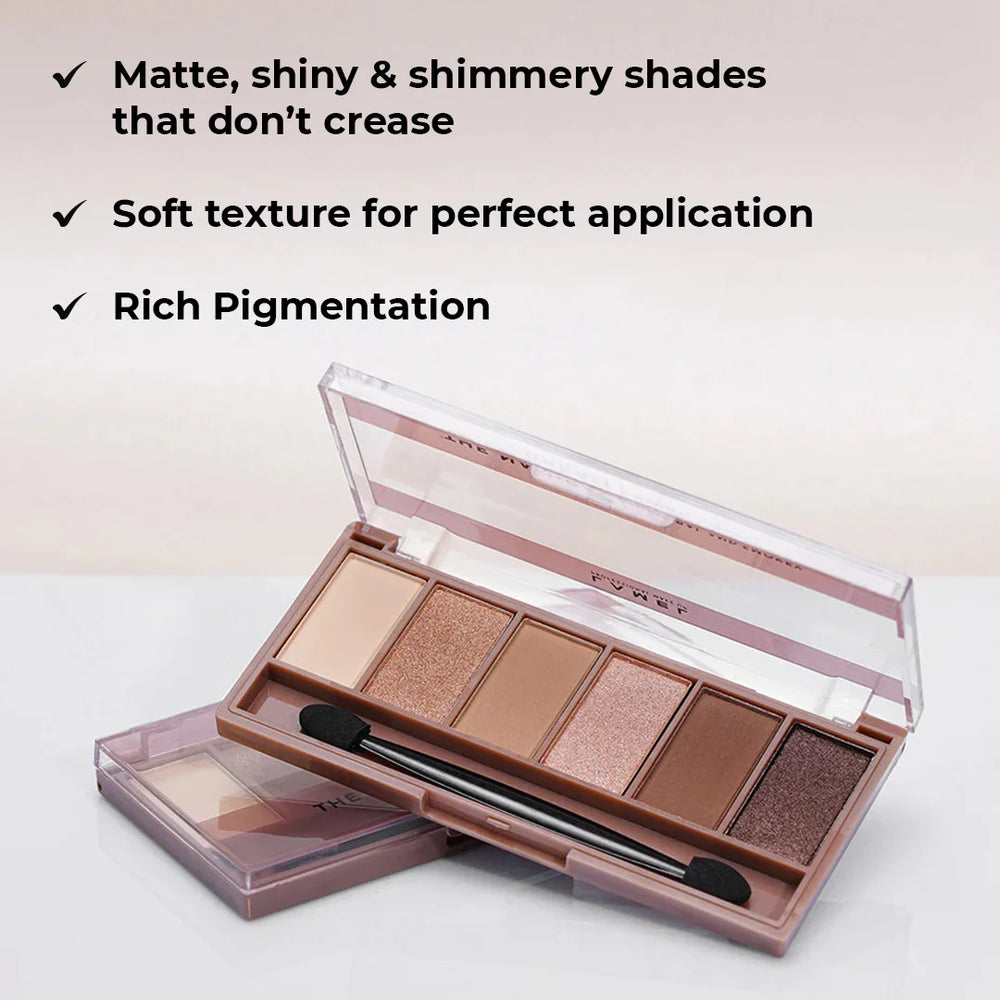 Lamel The Natural Dream Eyeshadow Palette №403-Smoky Nude 4pc Set + 1 Full Size Product Worth 25% Value Free