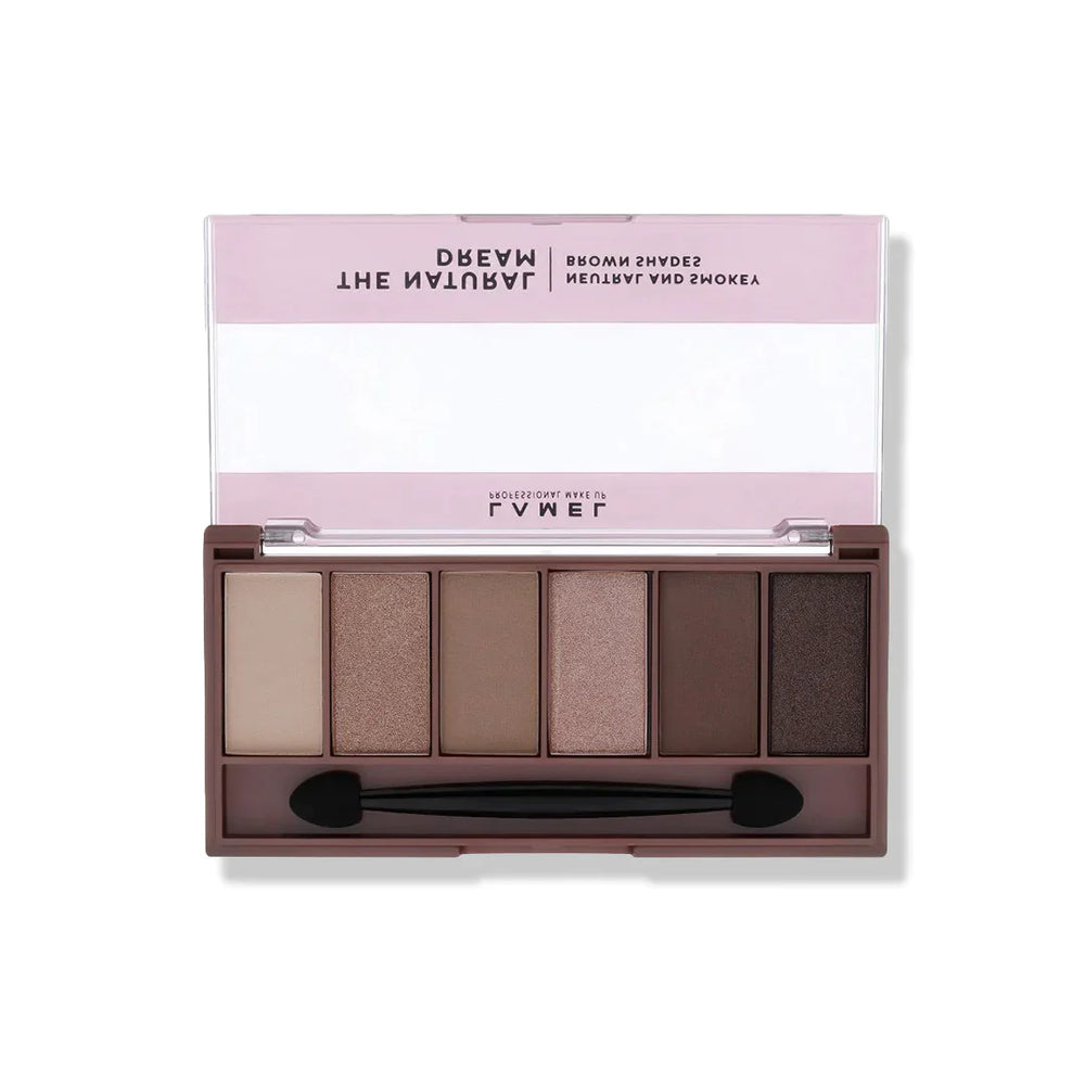 Lamel The Natural Dream Eyeshadow Palette №403-Smoky Nude 4pc Set + 1 Full Size Product Worth 25% Value Free