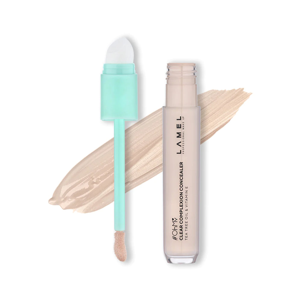 Lamel Oh My Clear Face Concealer №401-Soft Beige 4pc Set + 1 Full Size Product Worth 25% Value Free