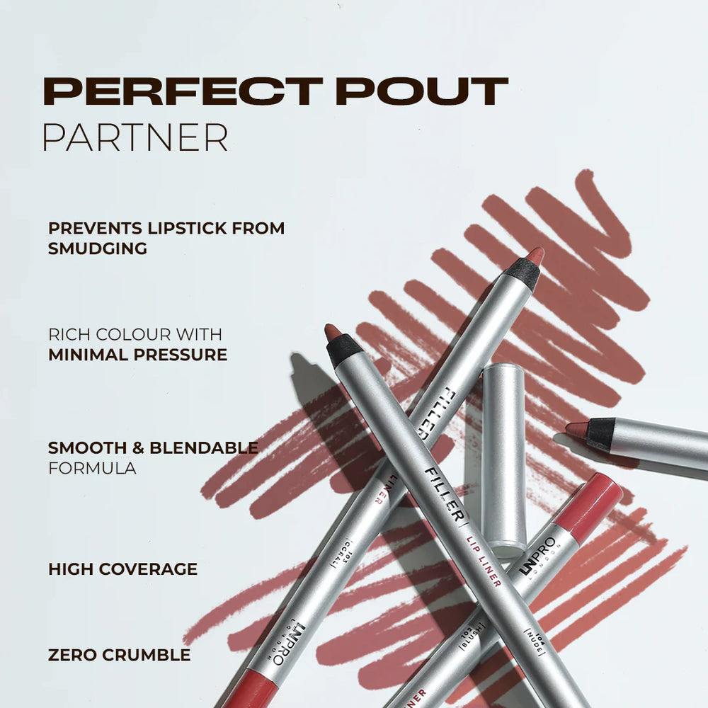 L.N Pro Filler Lip Liner № 106 4pc Set + 1 Full Size Product Worth 25% Value Free