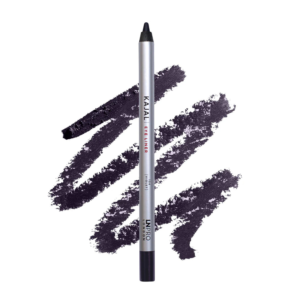 LN Pro Kajal Eye Liner Violet-104 4pc Set + 1 Full Size Product Worth 25% Value Free