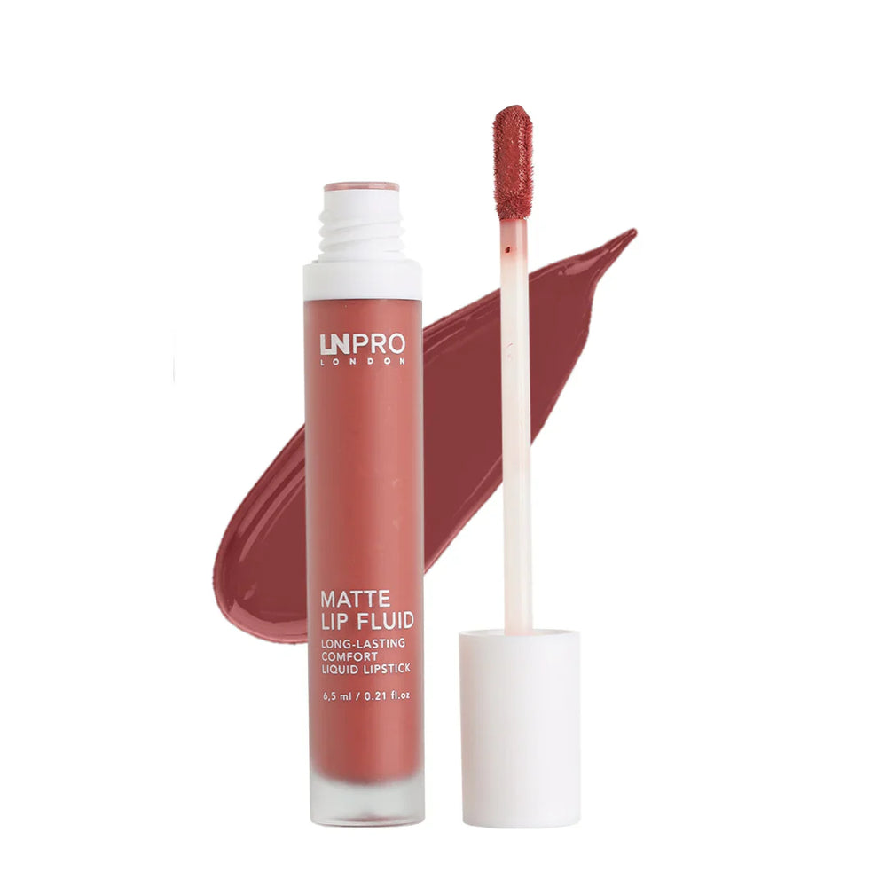 LN PRO Matte Lip Fluid Lilac-Creme-101 4pc Set + 1 Full Size Product Worth 25% Value Free