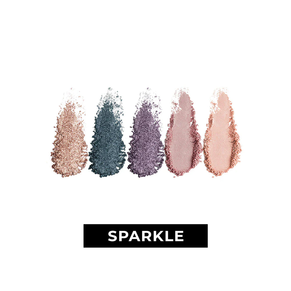 Lamel Glam Eyeshadow Palette №401 Sparkle 4pc Set + 1 Full Size Product Worth 25% Value Free