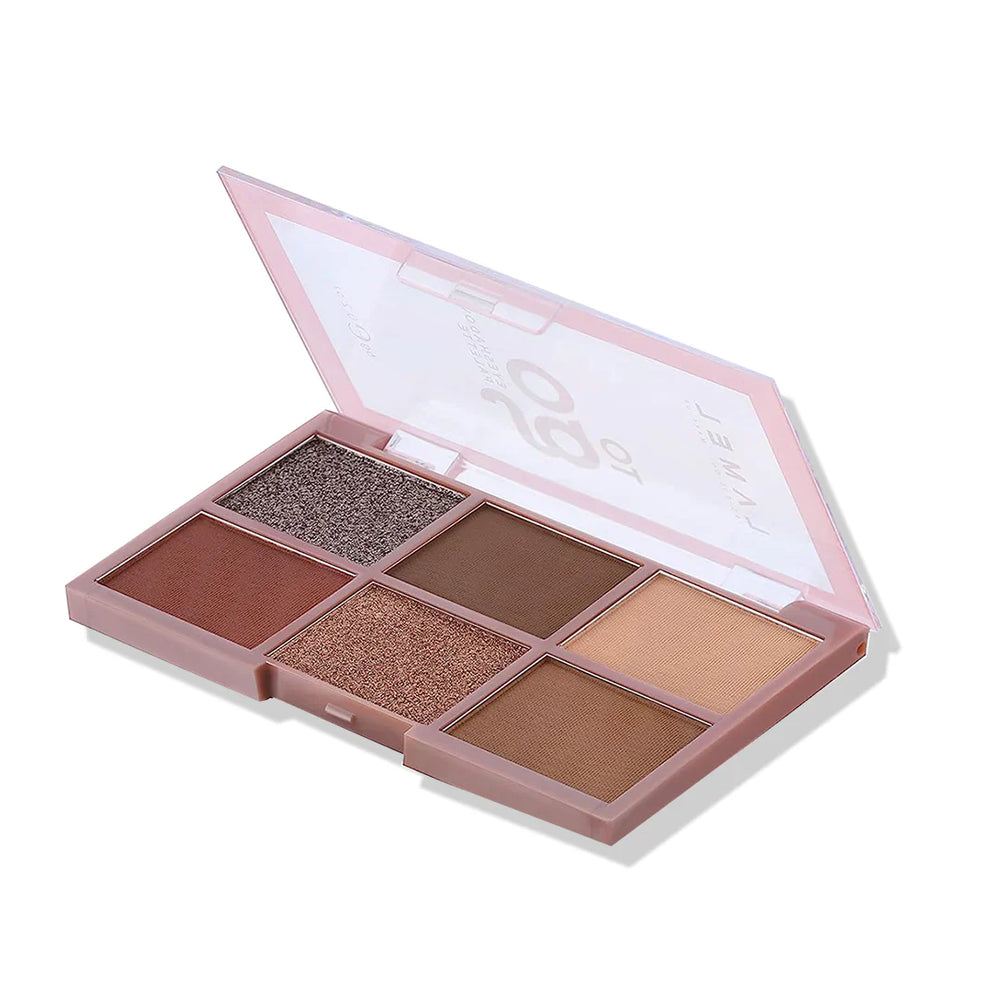 Lamel To Go Eyeshadow Palette №402  Warm Nude 4pc Set + 1 Full Size Product Worth 25% Value Free