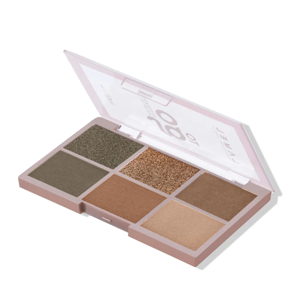 Lamel To Go Eyeshadow Palette №403 Cold Brown 4pc Set + 1 Full Size Product Worth 25% Value Free