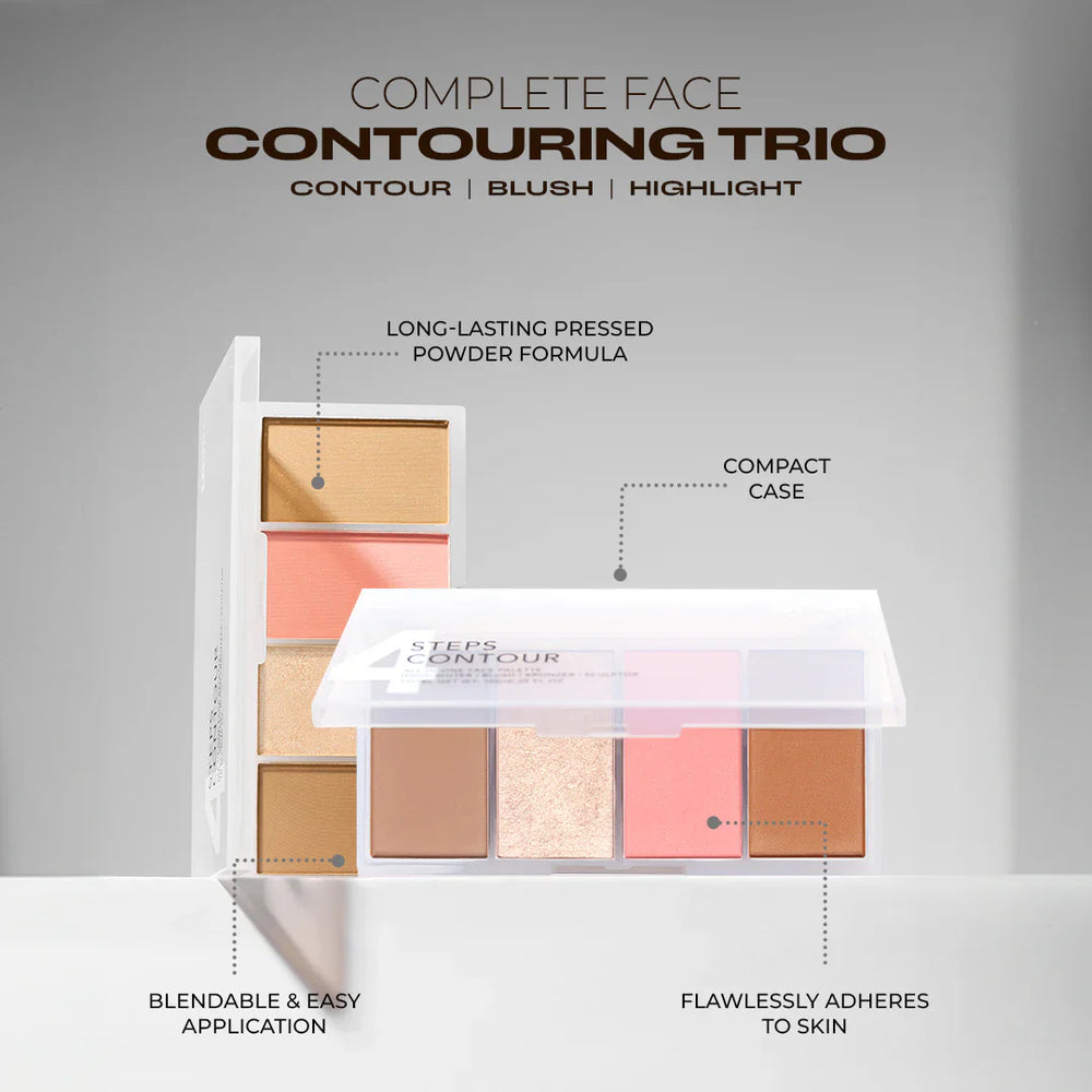 LN Pro 4 Steps Contour Neutral-Warm-102 4pc Set + 1 Full Size Product Worth 25% Value Free