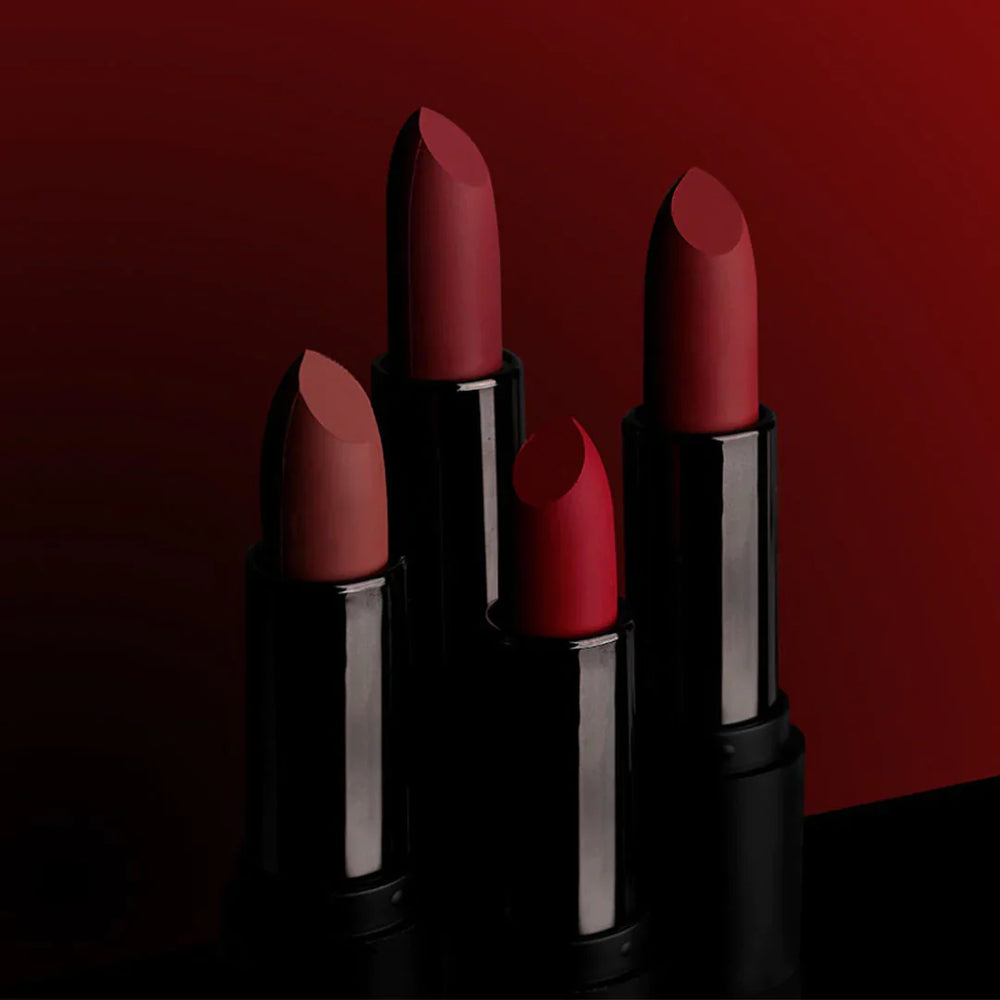 Lamel Powder Drop Matte Lipstick 402 Spicy 4pc Set + 1 Full Size Product Worth 25% Value Free