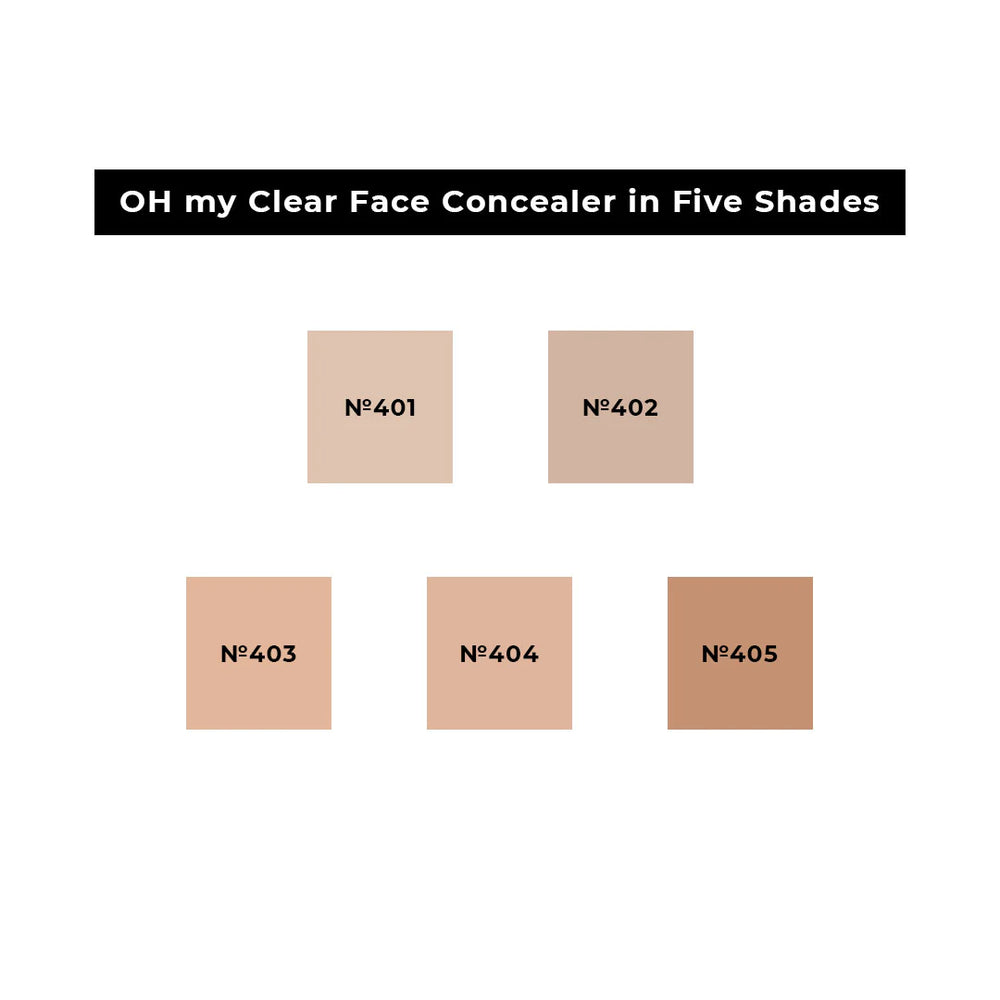 Lamel Oh My Clear Complexion Concealer 405 Caramel 4pc Set + 1 Full Size Product Worth 25% Value Free