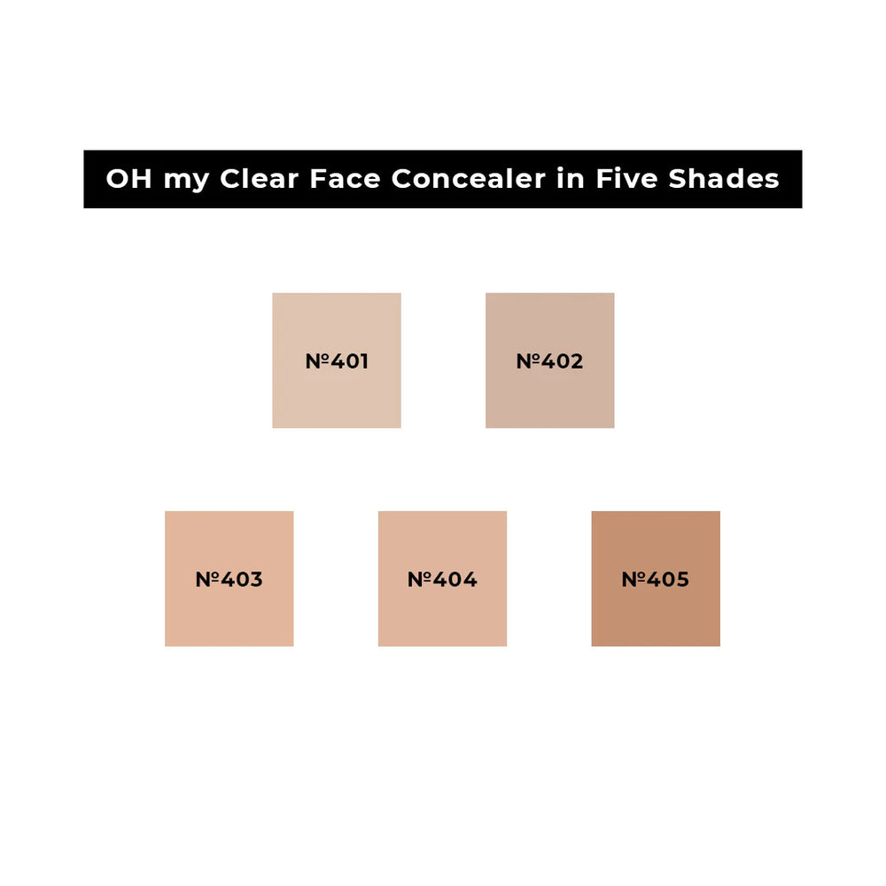 Lamel Oh My Clear Complexion Concealer 404 Honey 4pc Set + 1 Full Size Product Worth 25% Value Free