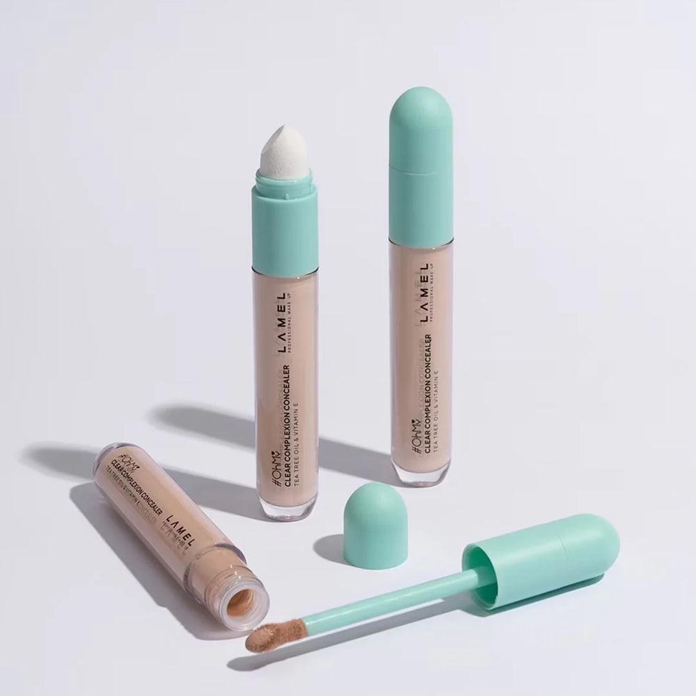 Lamel- Oh My Clear Complexion Concealer 403 Medium Beige 4pc Set + 1 Full Size Product Worth 25% Value Free