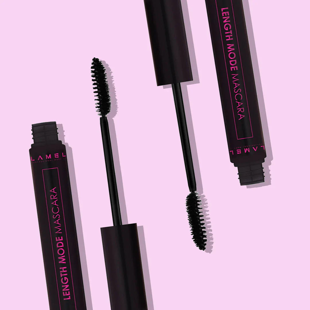 Lamel Length Mode Mascara Black 4pc Set + 1 Full Size Product Worth 25% Value Free