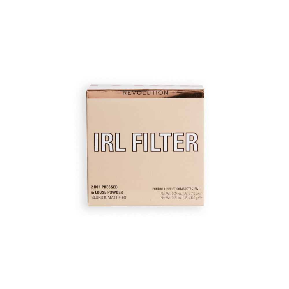 Makeup Revolution IRL Soft Focus 2 in 1 Powder Translucent 4pc Set + 1 Full Size Product Worth 25% Value Free