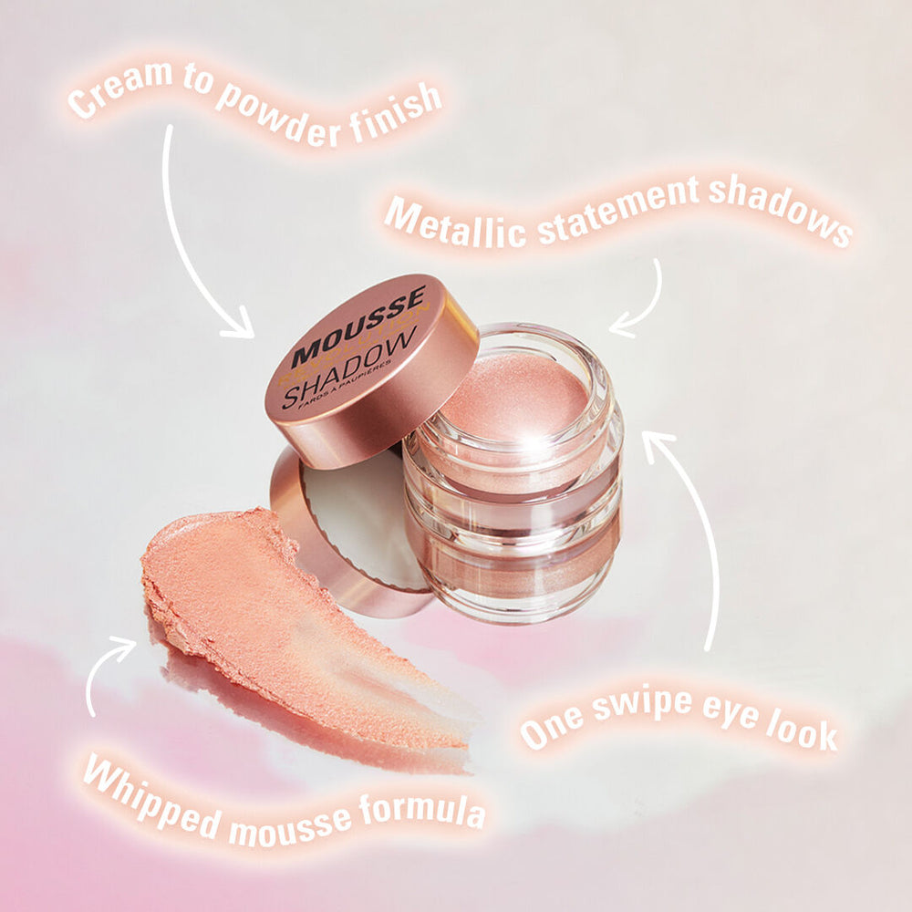 Makeup Revolution Mousse Shadow Rose Gold 4pc Set + 1 Full Size Product Worth 25% Value Free