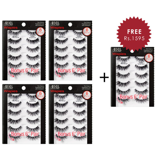 Ardell Demi Wispies 6-Pack 4pc Set + 1 Full Size Product Worth 25% Value Free