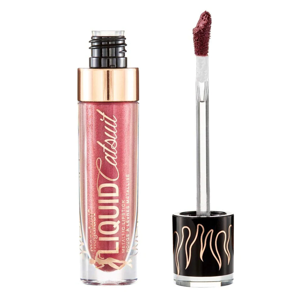 Wet N Wild Mega Last Liquid Catsuit Metallic Lipstick– Redlings 4pc Set + 1 Full Size Product Worth 25% Value Free