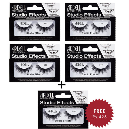 Ardell Studio Effects 230 4pc Set + 1 Full Size Product Worth 25% Value Free