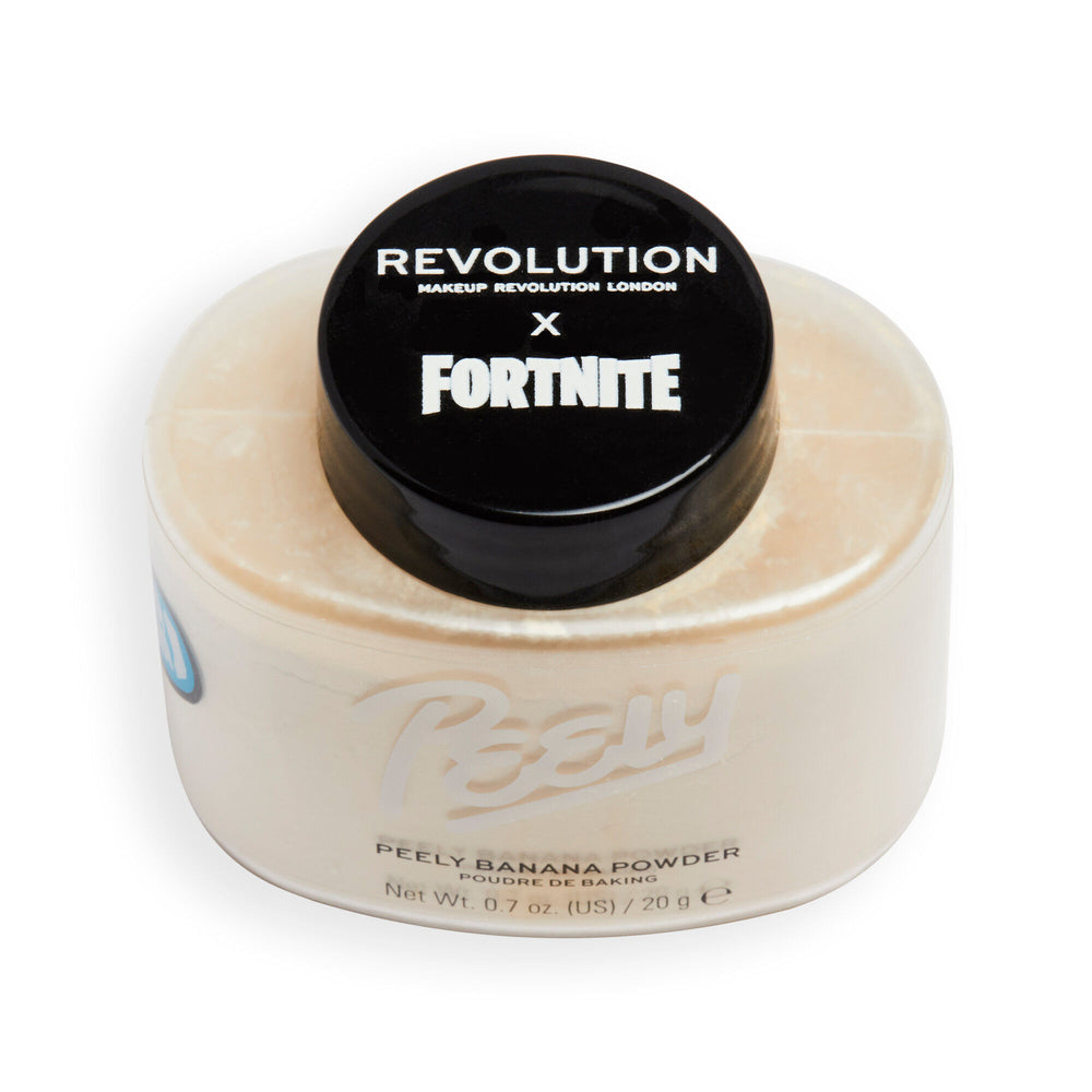 Makeup Revolution X Fortnite Peely Banana Light Baking Powder 4pc Set + 1 Full Size Product Worth 25% Value Free