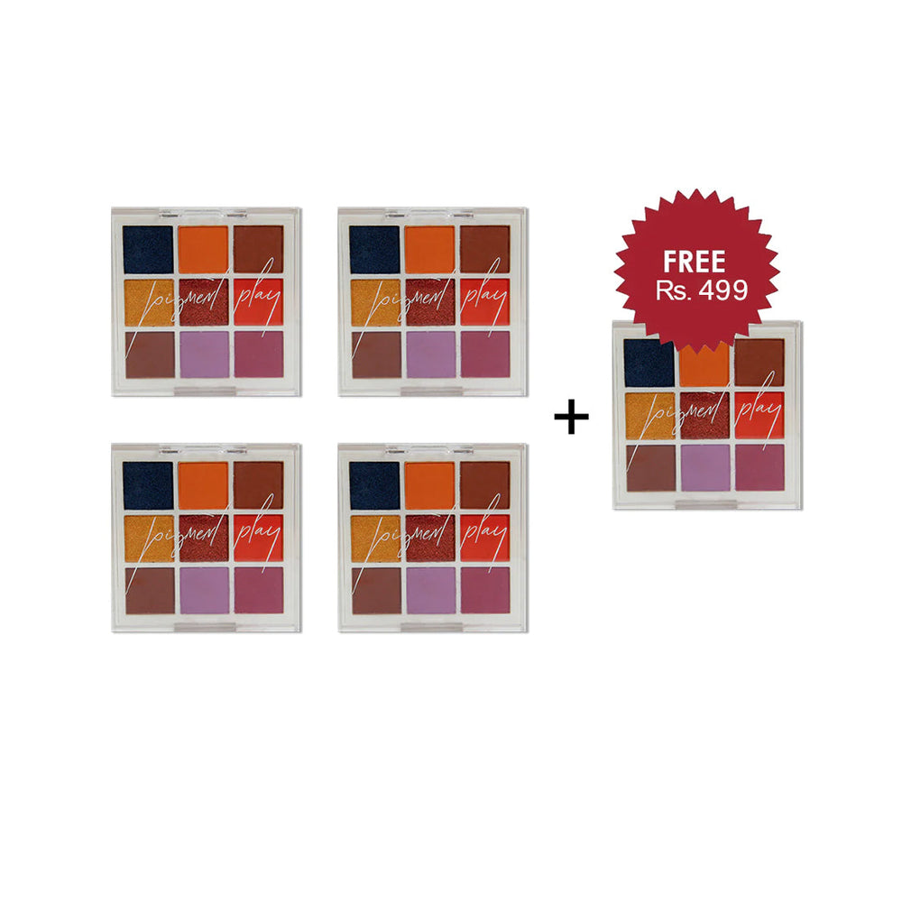 Playground Hero Shadow Palette - Classic Phoenix 4pc Set + 1 Full Size Product Worth 25% Value Free