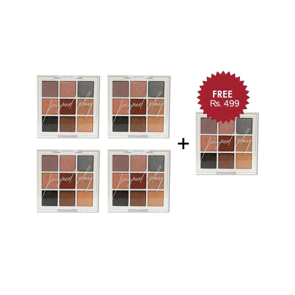 Playground Hero Shadow Palette - Mayan Princess 4pc Set + 1 Full Size Product Worth 25% Value Free